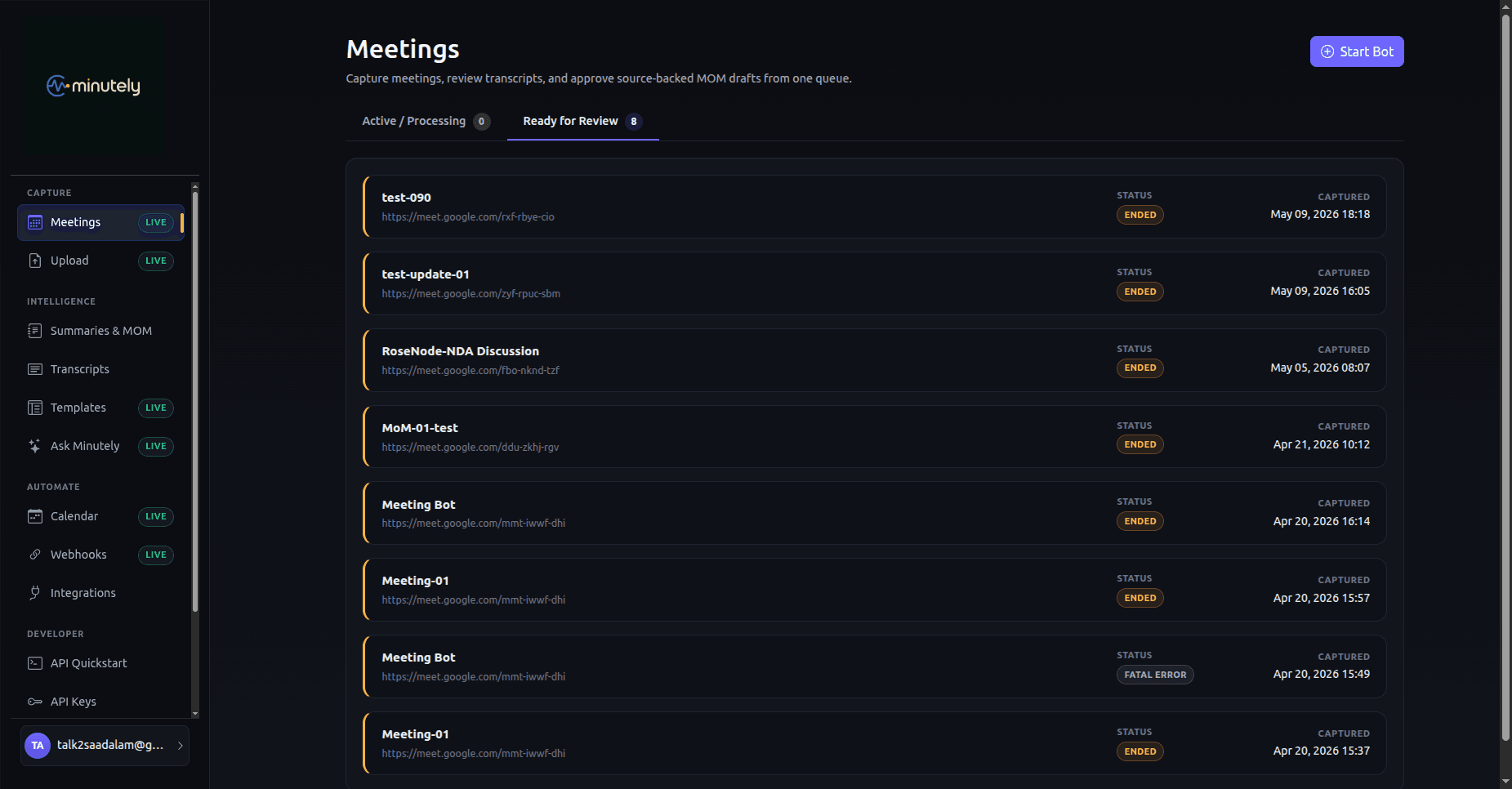 Meeting Intelligence Platform with Approval Workflows case study cover